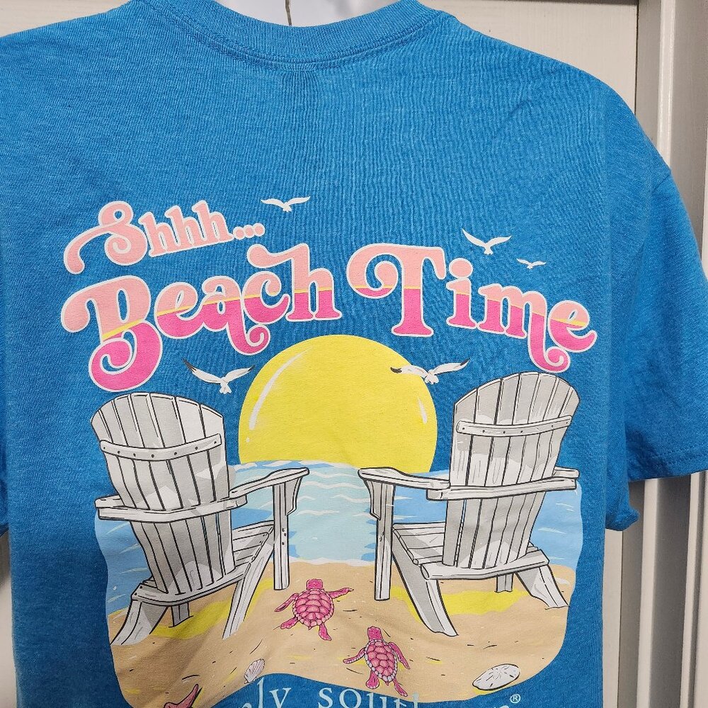“Shhh . . . Beach Time” Shirt by Simply Southern